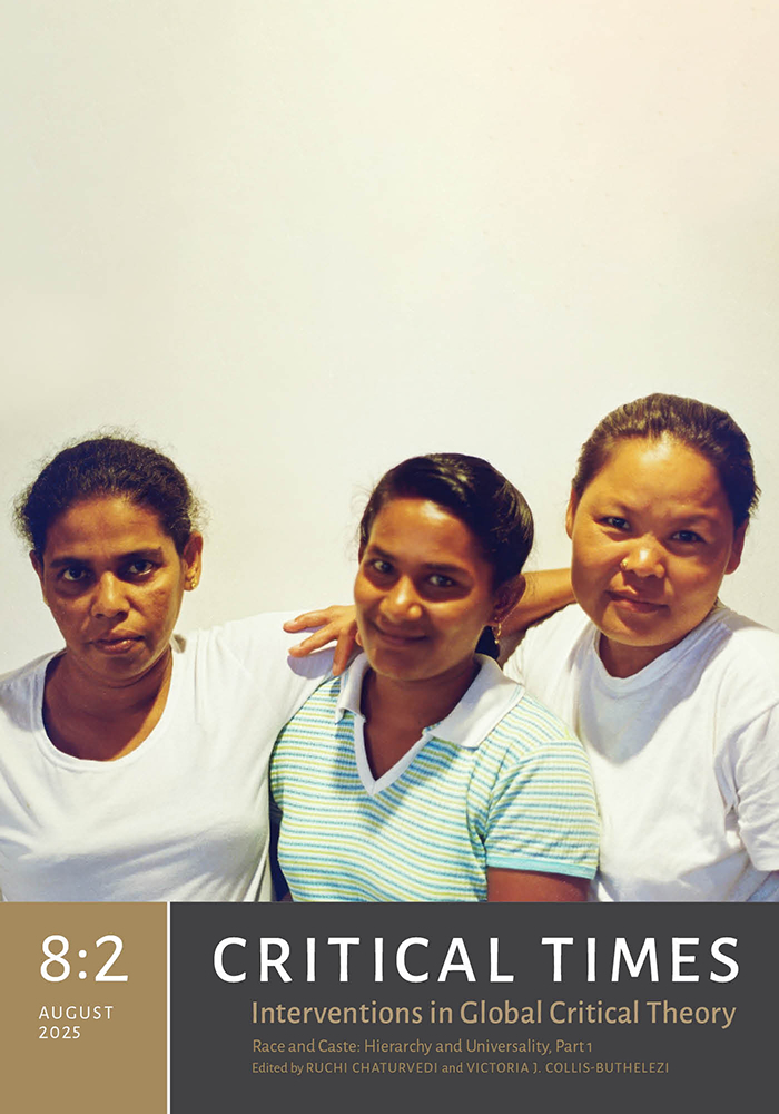 Critical Times 3:2 Cover